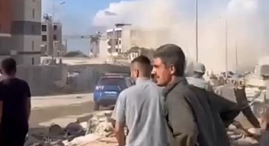 Dinamitle Patlatmada Kule Vinç Yıkıldı