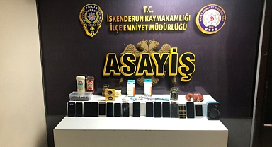 Hatay'da iş yerlerinden hırsızlık iddiasıyla 1 zanlı tutuklandı