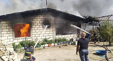 Hatay'da müstakil evde çıkan yangın söndürüldü