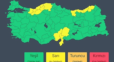 Hatay’ın Kıyı İlçelerinde Kuvvetli Yağış Uyarısı
