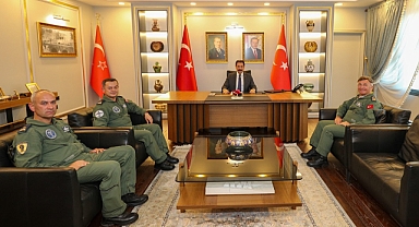 Hava Kuvvetleri Komutanlığı Heyetinden Vali Masatlı’ya Ziyaret