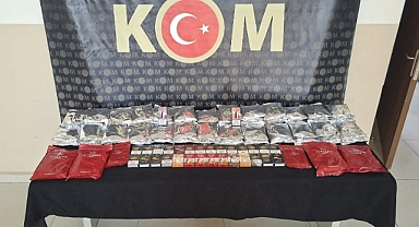 Kaçak Nargile Tütünü ve Elektronik Sigara Ele Geçirildi