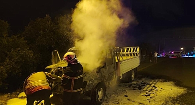 Kamyonet Kullanılmaz Hale Geldi