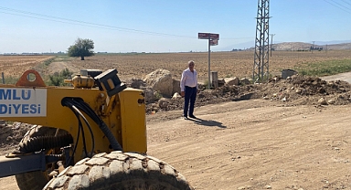 Kumlu’da Yol Çalışmaları Devam Ediyor