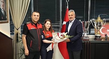 Öntürk, HBB İtfaiyesini Misafir Etti