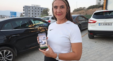 Park Halinde Hareket Eden Aracı Tek Eliyle Durdurdu