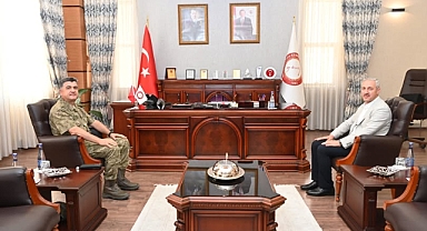 Rektör Eren, Tuğgeneral Arıkök’ü Makamında Ağırladı