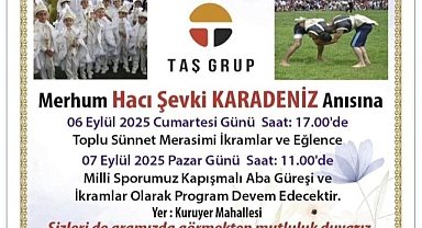 Taş Group’tan Hacı Şevki Sabit Karadeniz Anısına Geleneksel Etkinlik