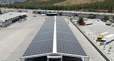 Toptancı hali GES ile kendi elektriğini üretecek
