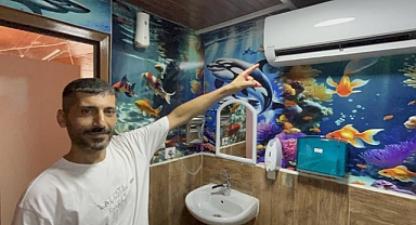 Tuvalete Klima Taktırdı