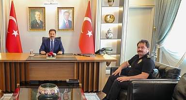 Vali Masatlı’dan Emniyet Müdürü Gökce’ye Veda Ziyareti