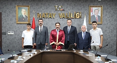 Vali Masatlı, Yılın Ahisi, Kalfası ve Çırağını Kabul Etti