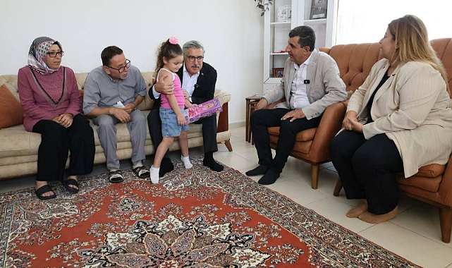 Yayman, Hatay'da şehit ailesini ziyaret etti: