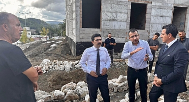 100 Kişilik Öğrenci Pansiyonu İnşaatında İnceleme