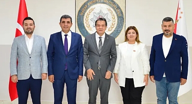 AK Parti Heyetinden İl Emniyet Müdürü Yılmaz’a Hayırlı Olsun Ziyareti