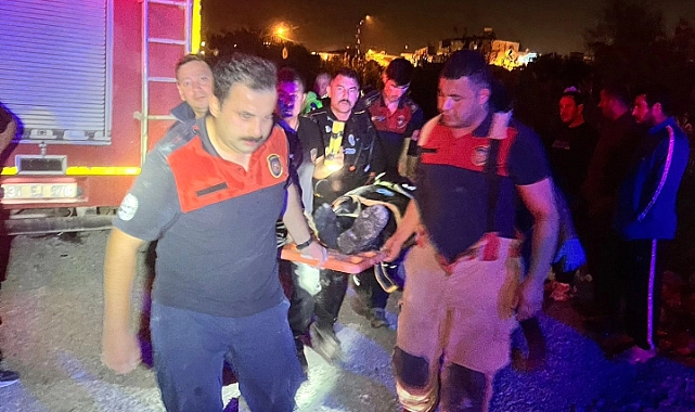 Asi Nehri’ne Düşen Araçtan Sürücü Sağ Olarak Kurtarıldı