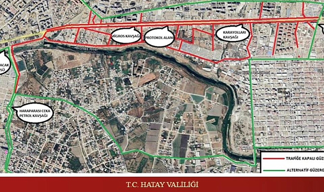 Cumhuriyet Bayramı Kutlamaları Nedeniyle Antakya’da Yollar Kapatılacak