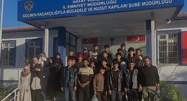 Erzin’de 31 Kaçak Göçmen Yakalandı