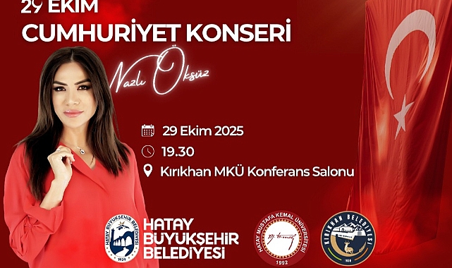 Hatay’da 4 Konserle Cumhuriyet Şöleni