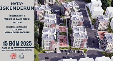 İskenderun’da 223 Konut İçin Kura Heyecanı