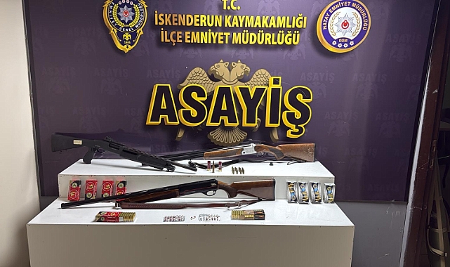 İskenderun’da Silah ve Uyuşturucu Operasyonu