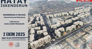 İskenderun’da TOKİ Kura Heyecanı Başladı!