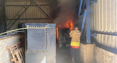 İşyerinde Çıkan Yangın Söndürüldü