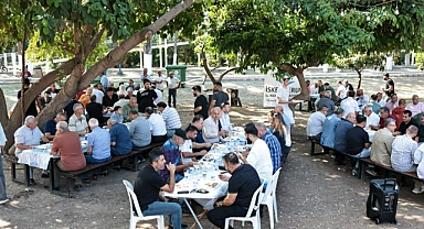 KARA DAYANIŞMA YEMEĞİNE KATILDI