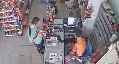 Kaşla Göz Arasında 800 Liralık Çakmağı Çaldı