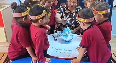 Küçük Bilim İnsanları Yağmurun Sırlarını Öğrendi