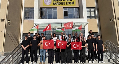 Osman Ötken Anadolu Lisesi'nden Gazze'ye Selam