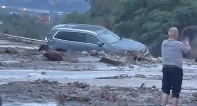 Otoyolda Ulaşım Durdu