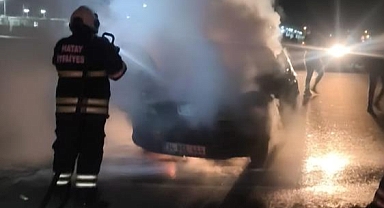 Seyir Halindeki Otomobil Yandı