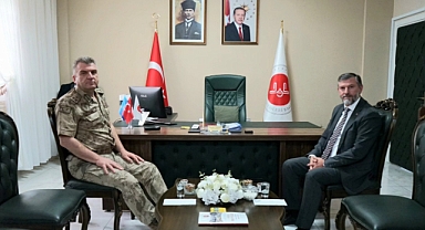 Tuğgeneral Şimşek’ten İl Müftüsü Topçu’ya Ziyaret