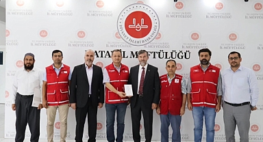 Türk Kızılay’dan Hatay İl Müftüsü Topçu’ya Ziyaret