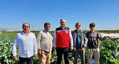 Türkmen, Zülüflühan’da Çiftçileri Ziyaret Etti