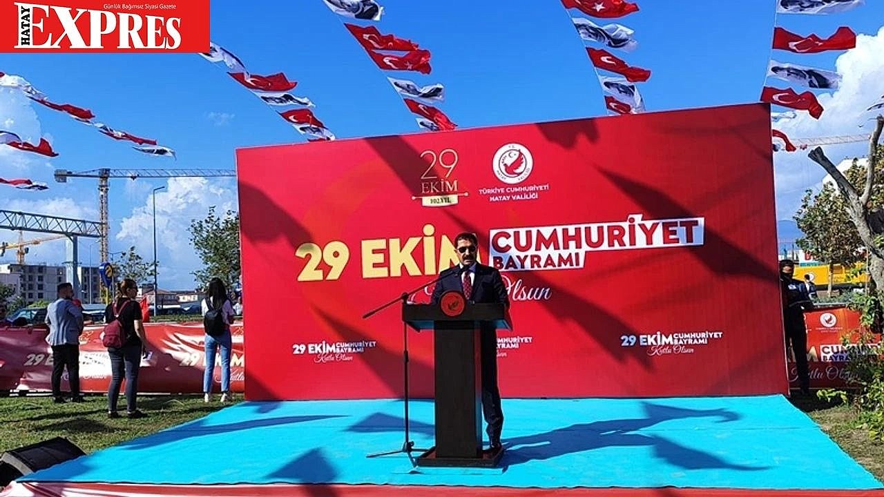 VALİ MASATLI: “CUMHURİYET MİLLETİMİZİN BÜYÜK İRADESİNİN ESERİDİR”