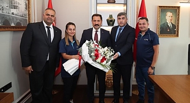 Vali Masatlı, PTT Heyetini Makamında Kabul Etti