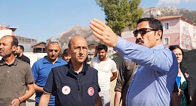 Vali Masatlı, Tarihi Kurtuluş Caddesi’nde İncelemelerde Bulundu