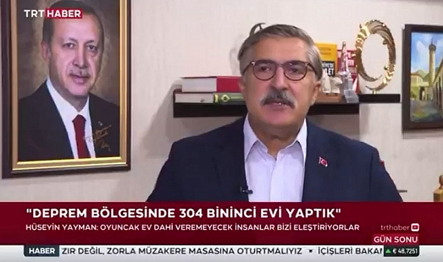 YAYMAN: “HATAY’DA UMUTLAR YEŞERDİ”