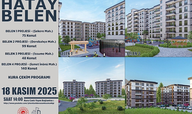 362 Yeni Konut İçin Kura Heyecanı Başlıyor