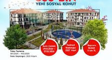 500 Bin Sosyal Konut Başvuruları Başladı