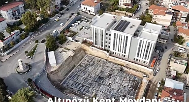 Altınözü’nde Kent Meydanı Projesi Hızla Yükseliyor