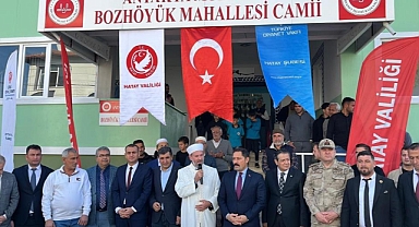 Bozhöyük Mahallesi Cami Açıldı