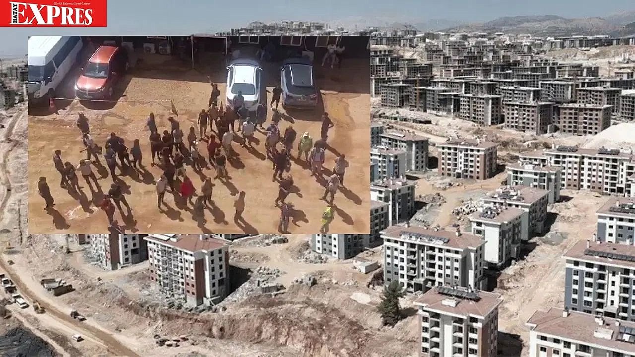 DEFNE’DE ŞANTİYEDE KRİZ PATLADI!