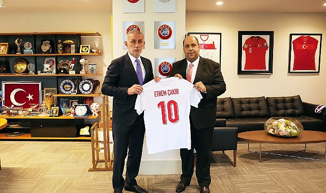 Ethem Çakır’dan TFF Başkanı Hacıosmanoğlu’na Ziyaret