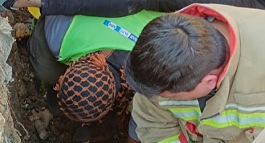 Göçükte Mahsur Kalan İşçi Kurtarıldı