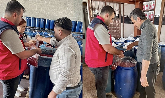 HATAY’DA SALÇA VE GIDA ÜRETİM TESİSİNE DENETİM