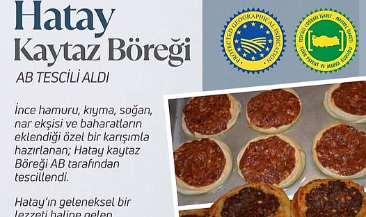Hatay’ın Lezzeti Kaytaz Böreği, AB Tesciliyle Taçlandı