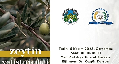 Hatay Ticaret Borsası’ndan Üyelere Zeytin Eğitimi Daveti